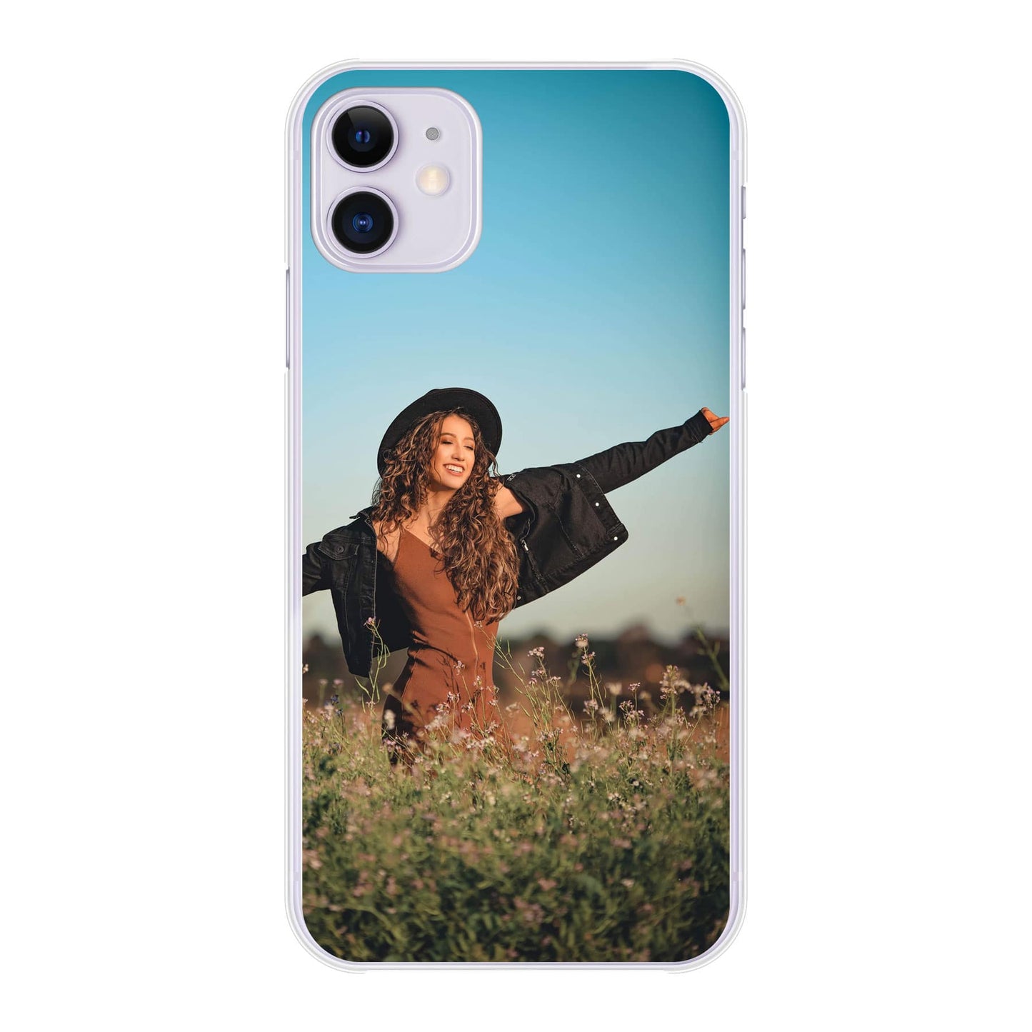 Apple iPhone 11 Hard case (back printed, transparent)